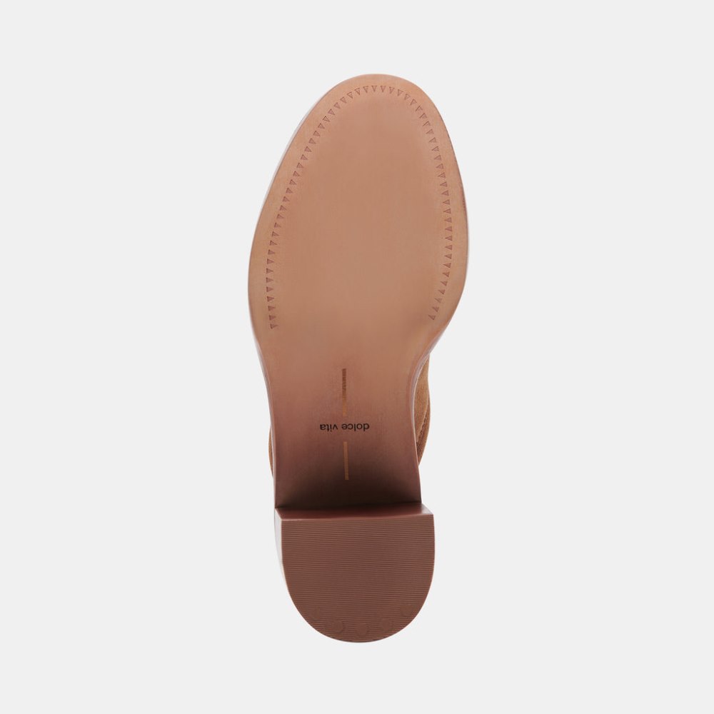 Dolce Vita Castel Heels Chestnut Suede