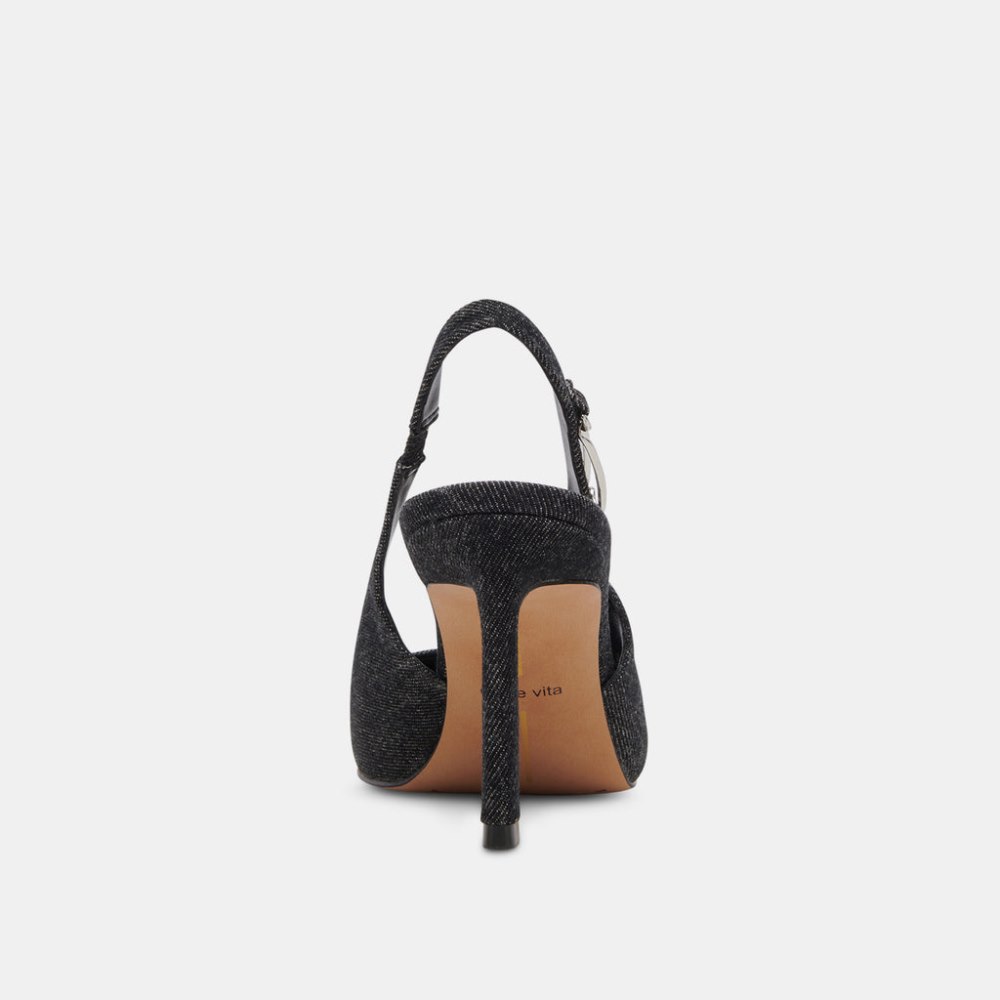 Dolce Vita Krista Heels Carbon Denim