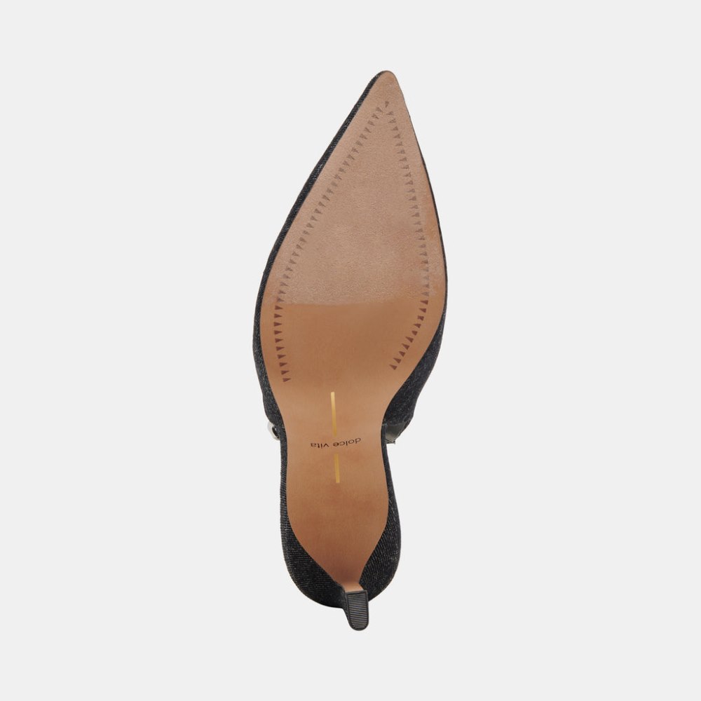 Dolce Vita Krista Heels Carbon Denim