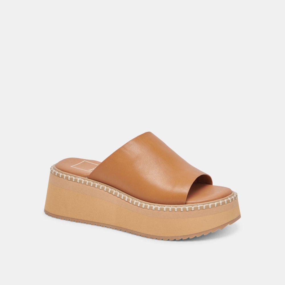 Dolce Vita Darcel Sandals Tan Leather