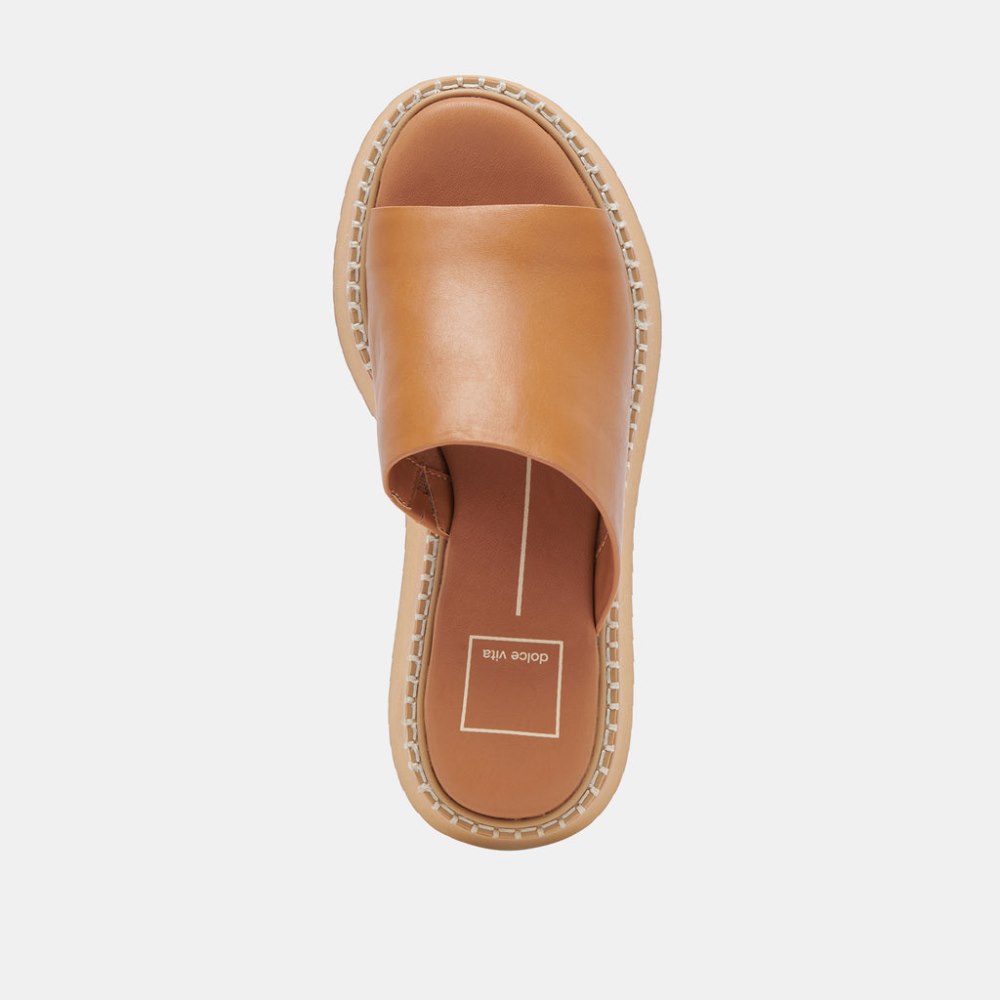 Dolce Vita Darcel Sandals Tan Leather
