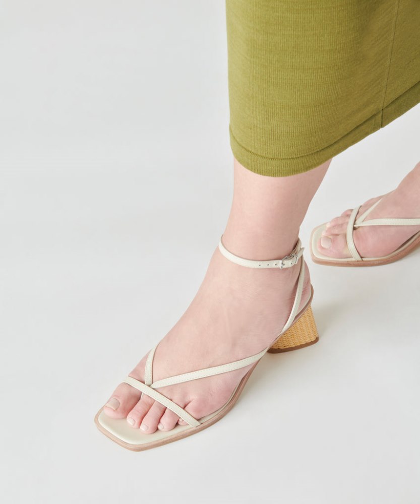 Dolce Vita Banita Sandals Ivory Leather