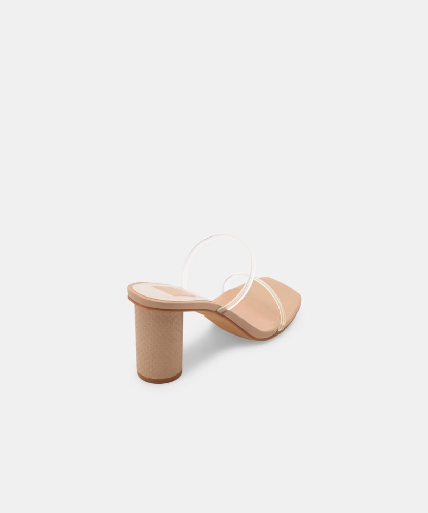 Dolce Vita Noles Heels Nude Crystal