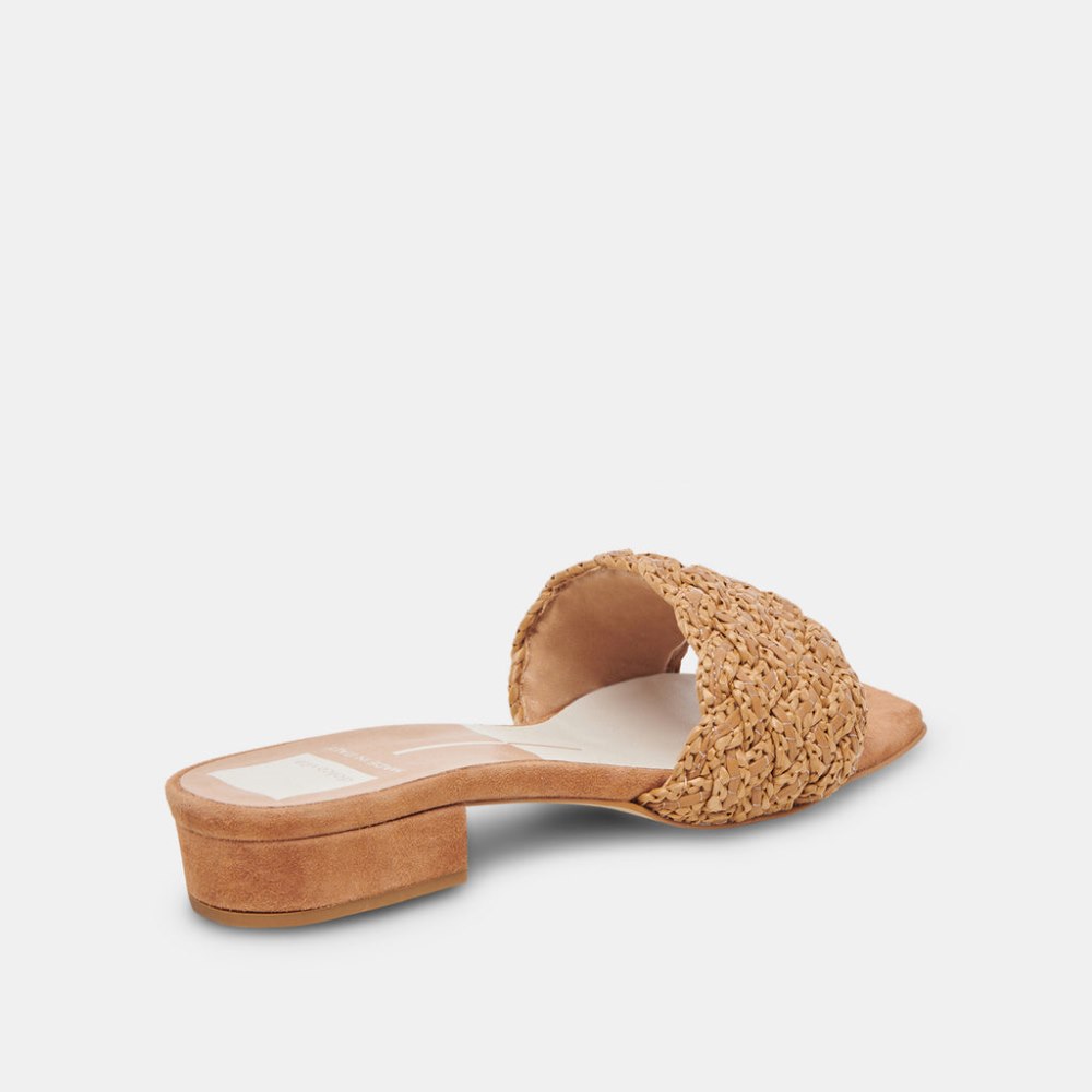 Dolce Vita Fraz Sandals Tan Multi Woven