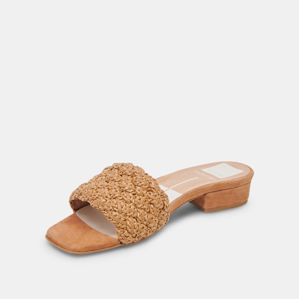 Dolce Vita Fraz Sandals Tan Multi Woven