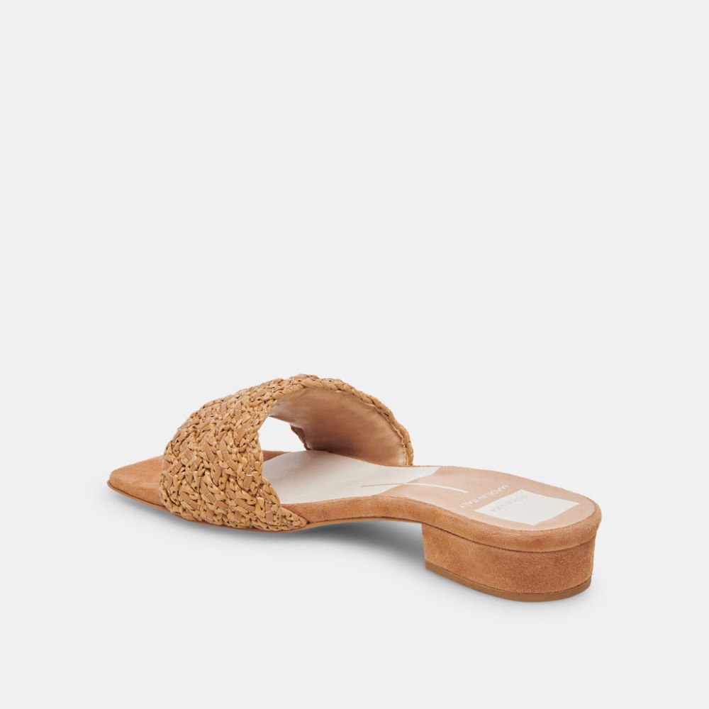 Dolce Vita Fraz Sandals Tan Multi Woven