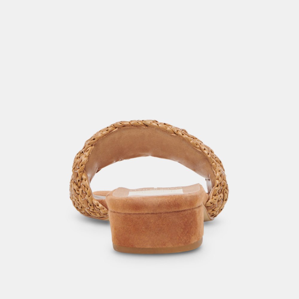 Dolce Vita Fraz Sandals Tan Multi Woven