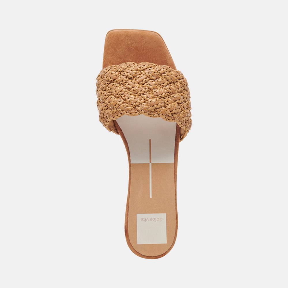 Dolce Vita Fraz Sandals Tan Multi Woven