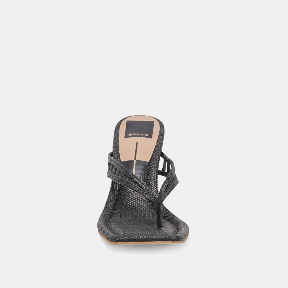 Dolce Vita Nullah Wedges Onyx Raffia