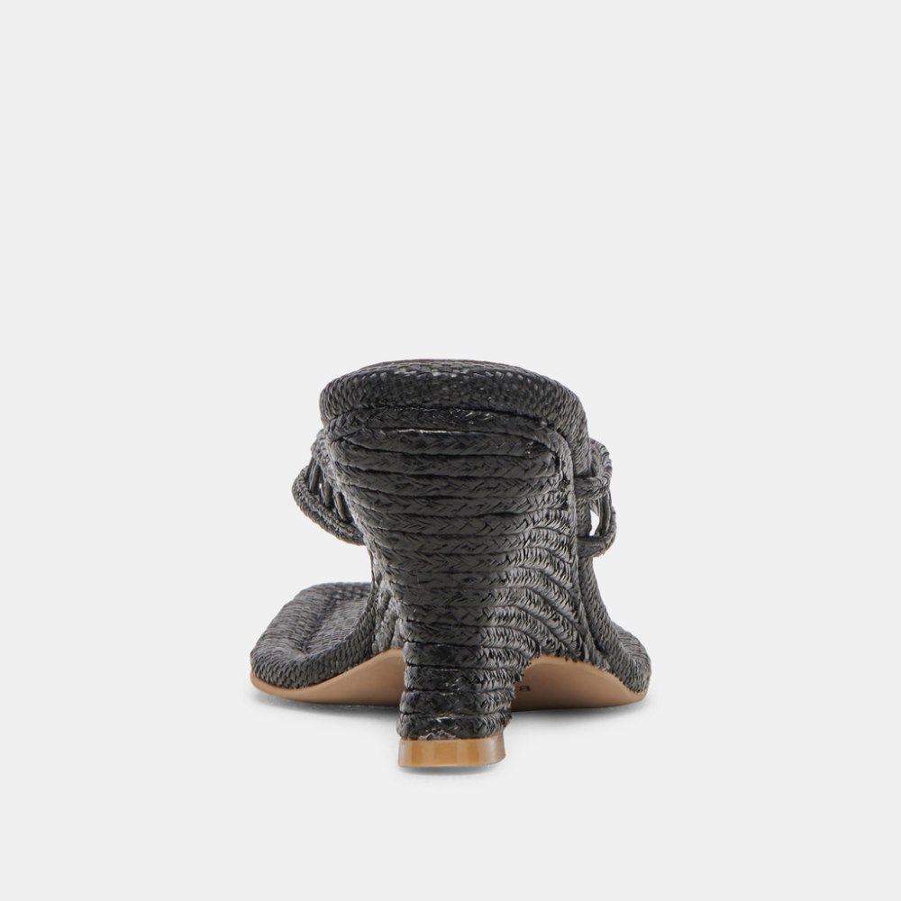 Dolce Vita Nullah Wedges Onyx Raffia