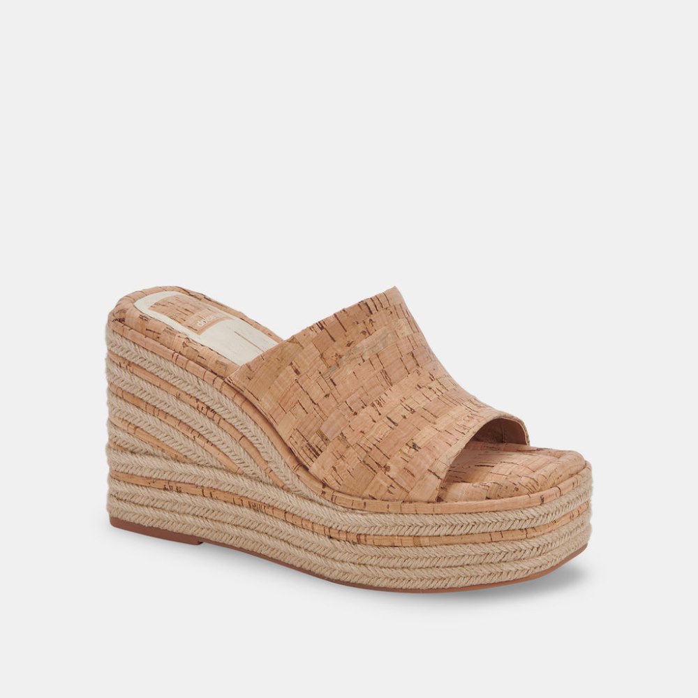 Dolce Vita Elaria Wedges Natural Cork