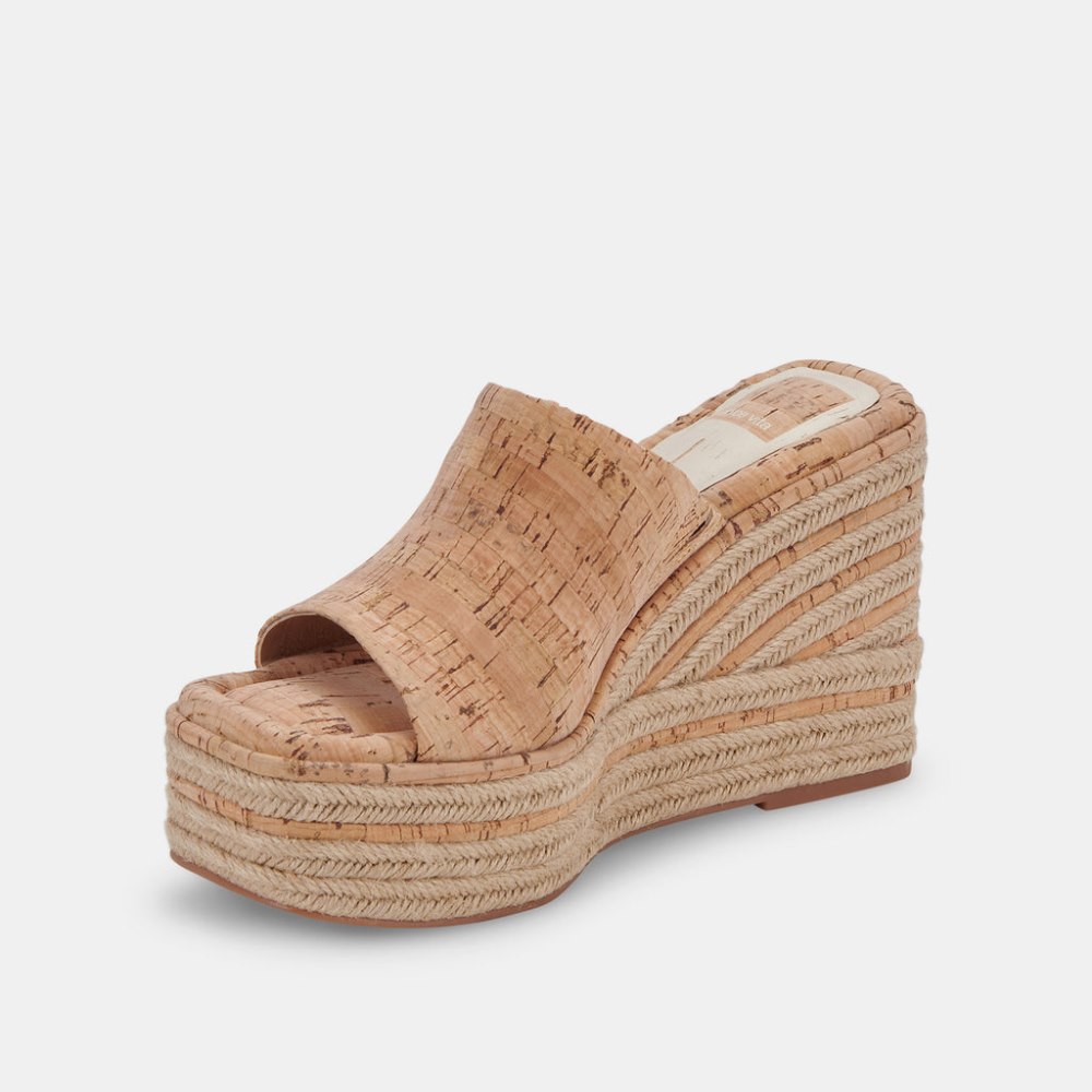 Dolce Vita Elaria Wedges Natural Cork
