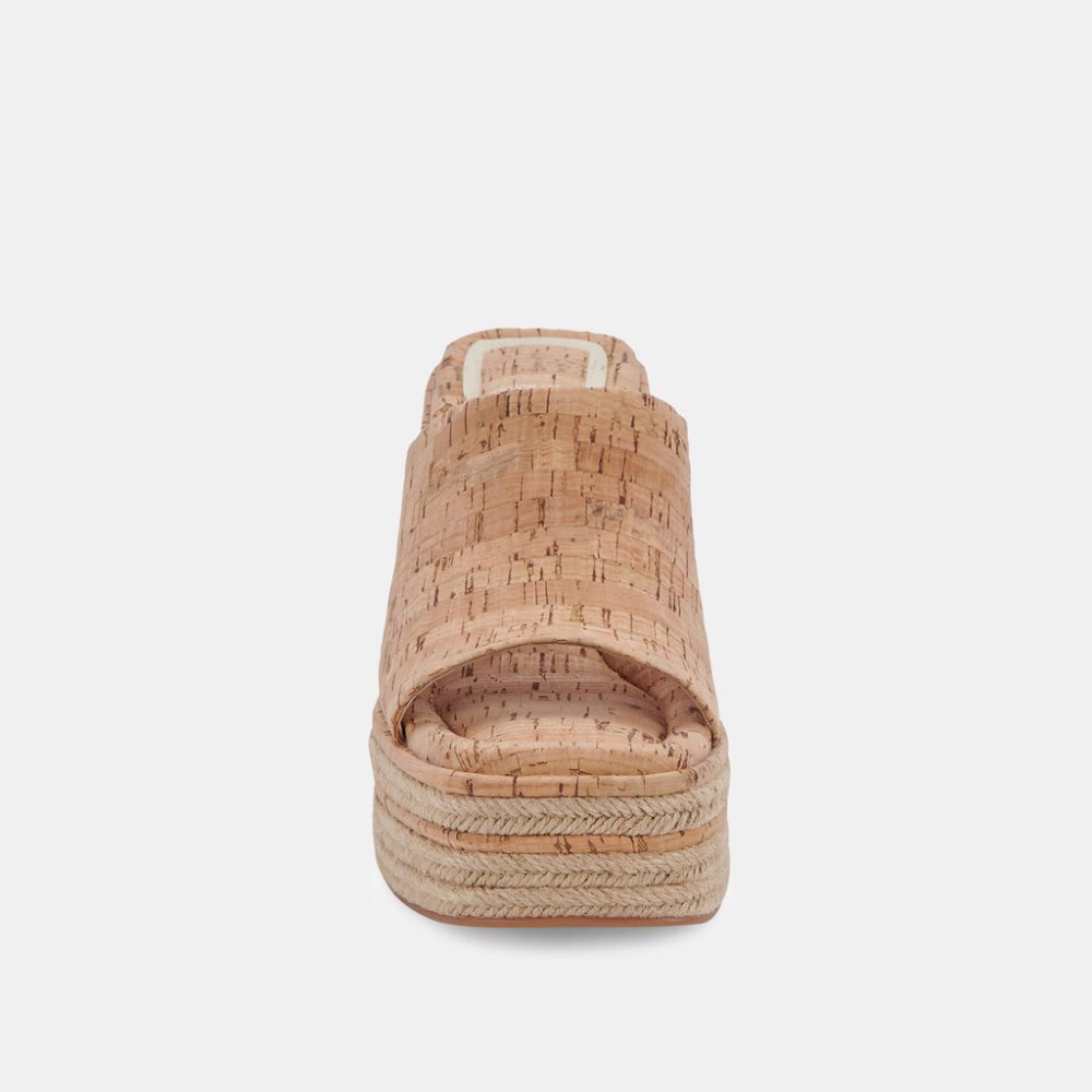 Dolce Vita Elaria Wedges Natural Cork