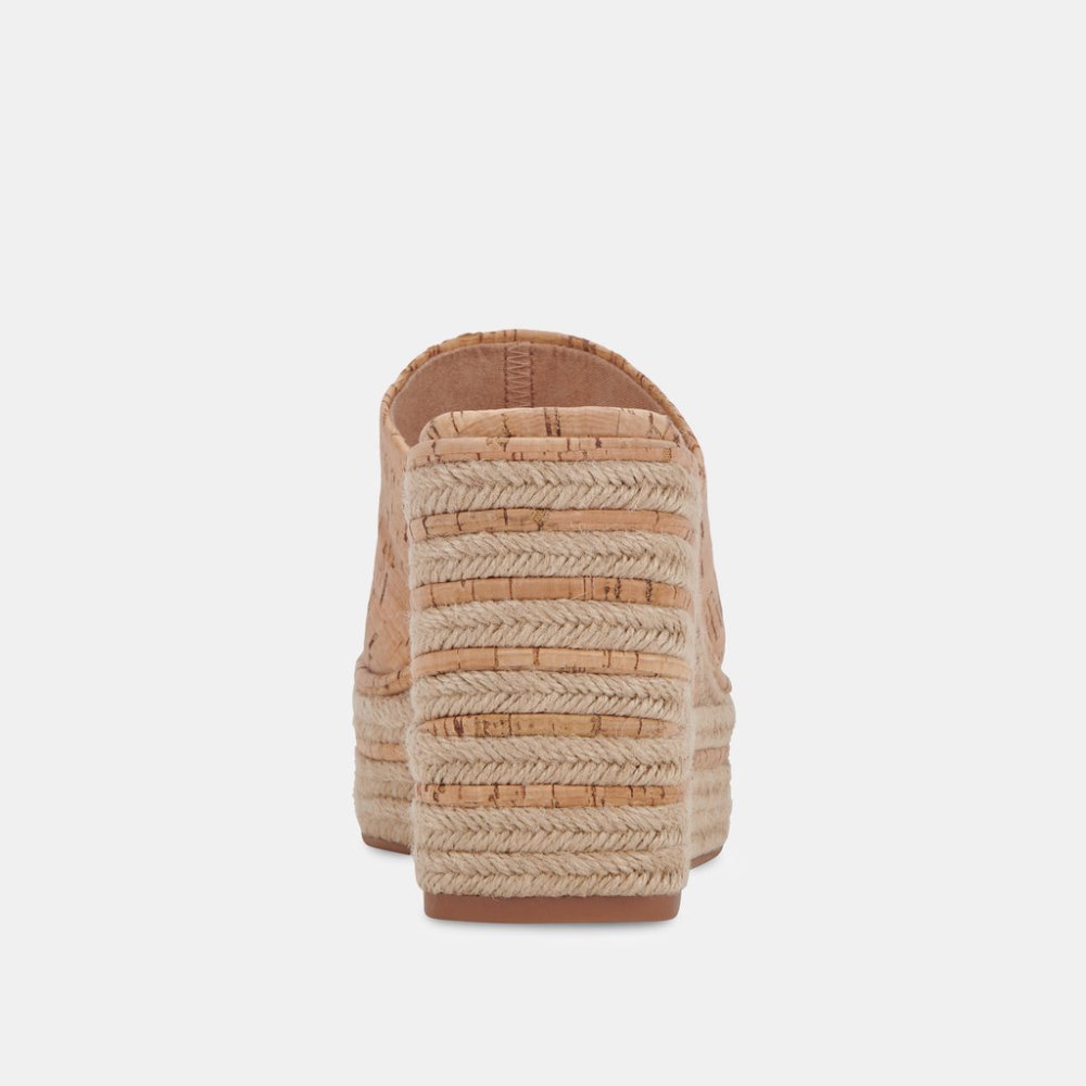 Dolce Vita Elaria Wedges Natural Cork