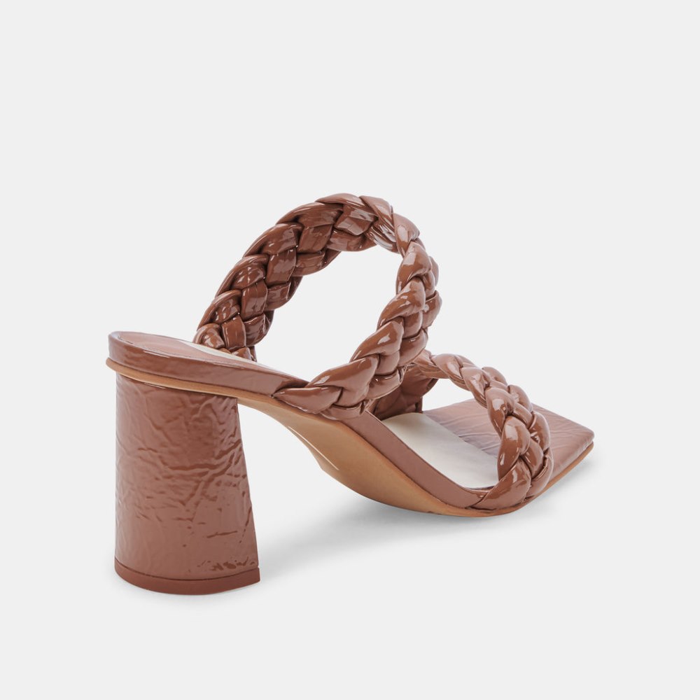 Dolce Vita Paily Heels Taupe Patent Stella