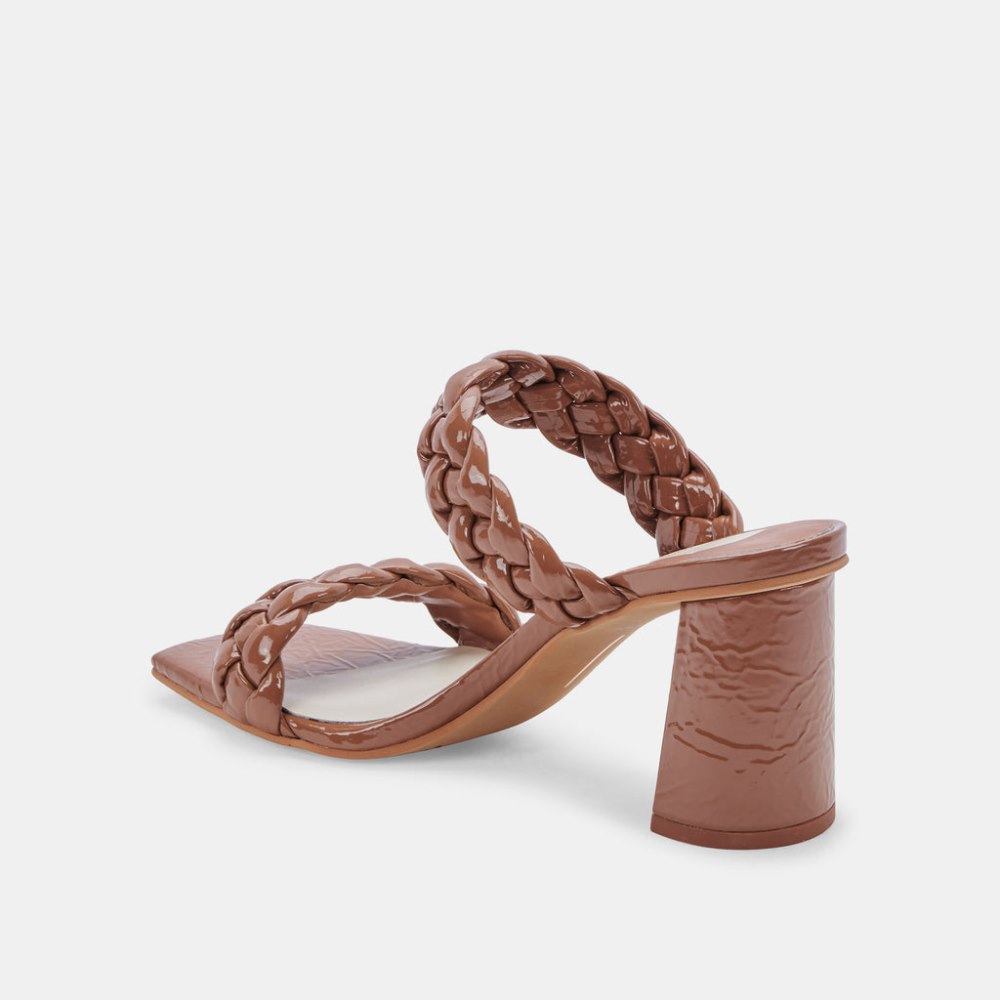 Dolce Vita Paily Heels Taupe Patent Stella