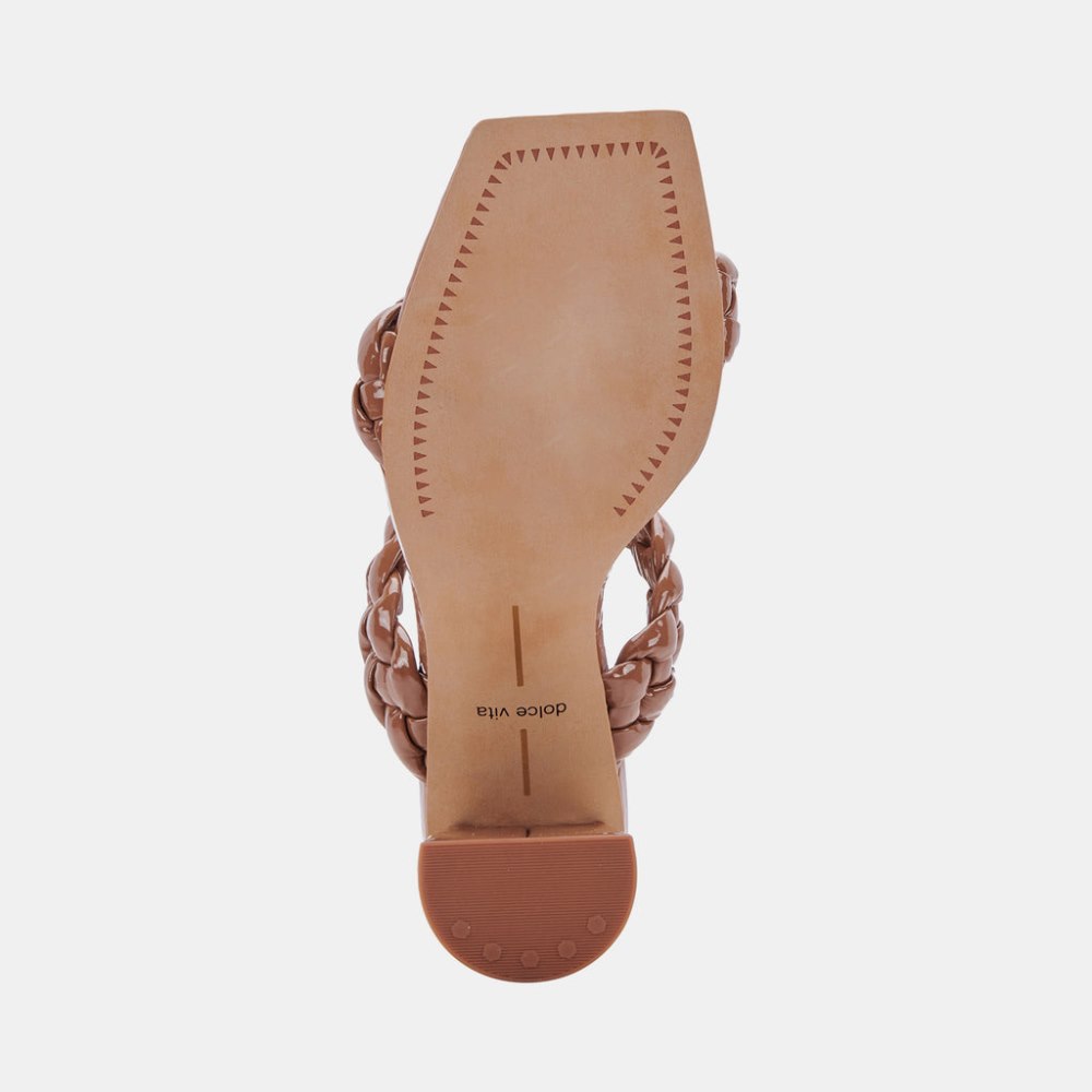 Dolce Vita Paily Heels Taupe Patent Stella