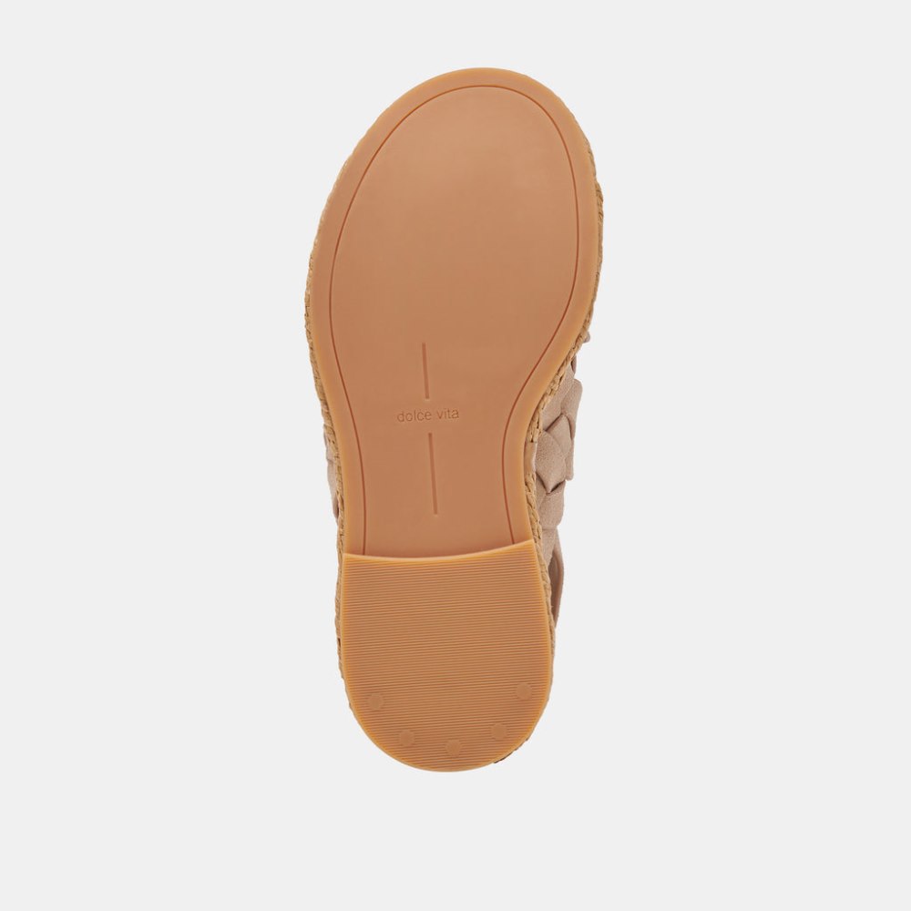 Dolce Vita Winder Sandals Camel Suede