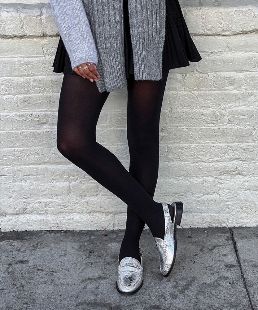 Dolce Vita Hardi Loafers Silver Crackled Leather