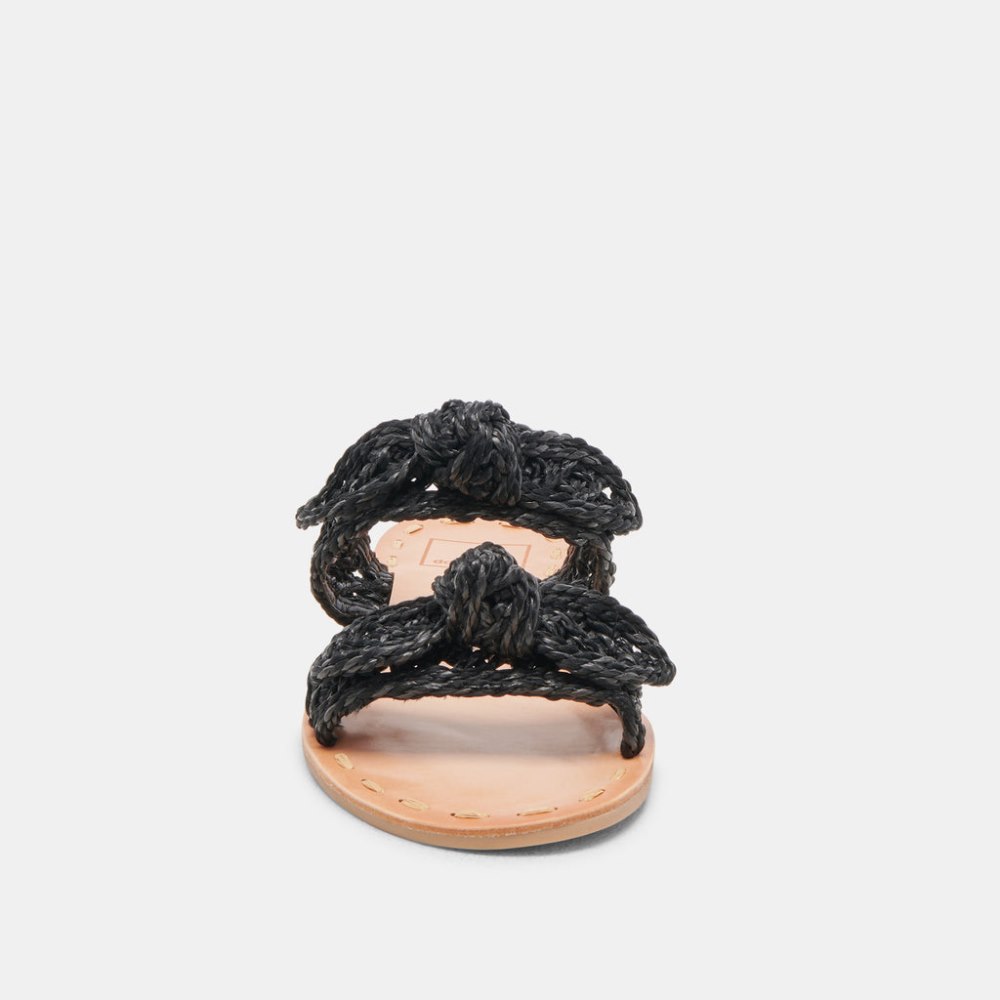 Dolce Vita Dinah Sandals Onyx Raffia