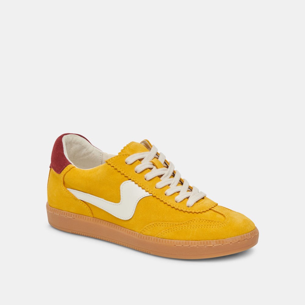 Dolce Vita Notice Sneakers Mustard Suede