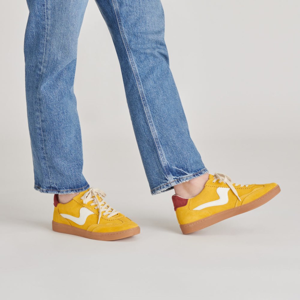 Dolce Vita Notice Sneakers Mustard Suede