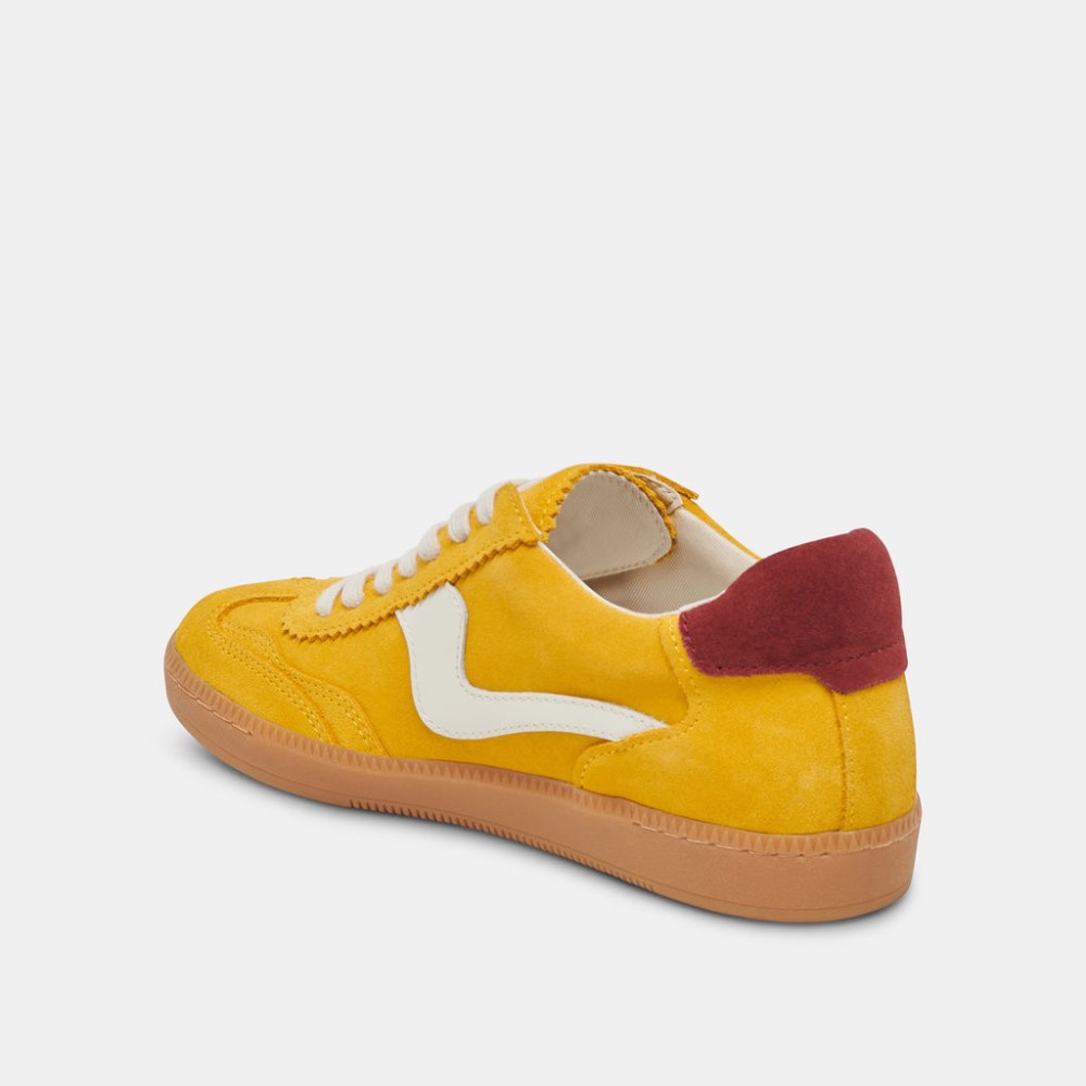 Dolce Vita Notice Sneakers Mustard Suede