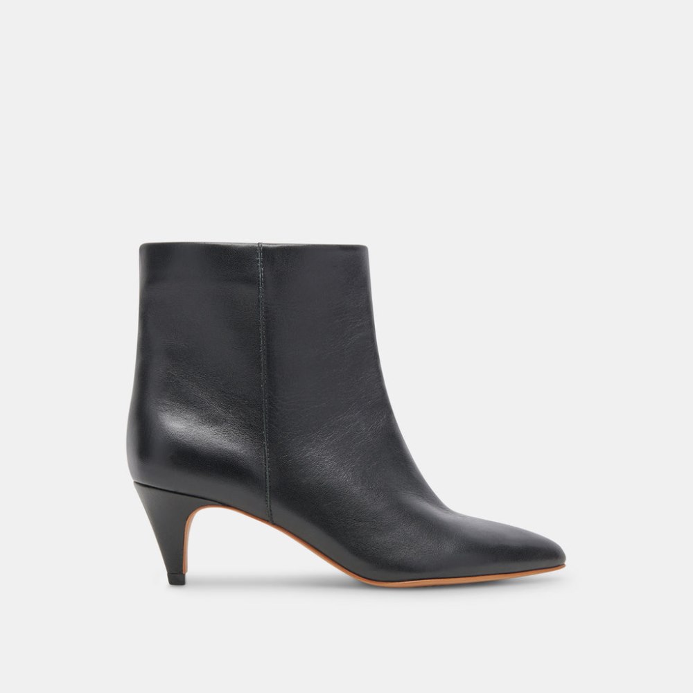 Dolce Vita Dee Wide Booties Jet Black Leather