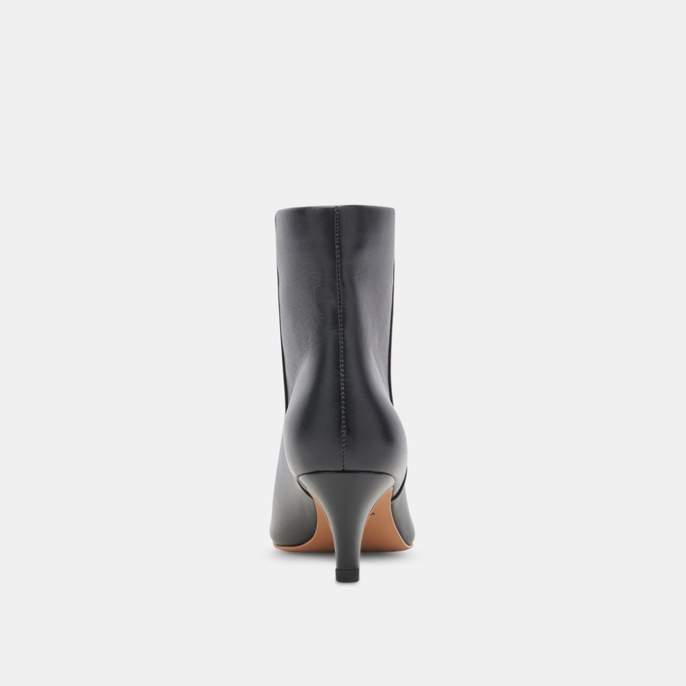 Dolce Vita Dee Wide Booties Jet Black Leather