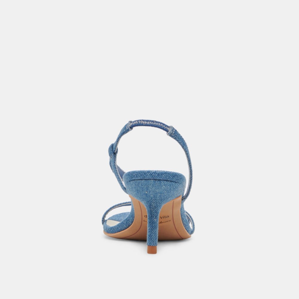 Dolce Vita Cerise Heels Blue Denim