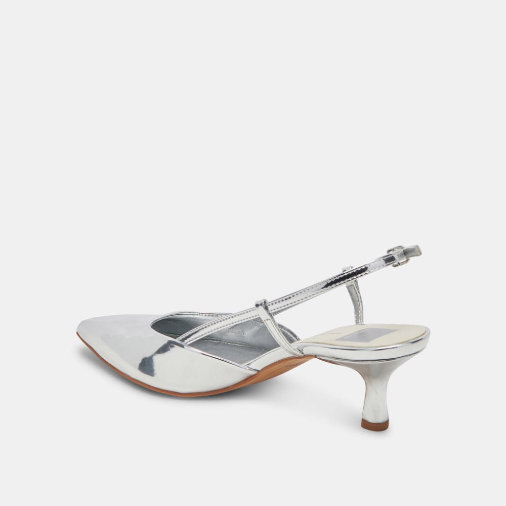 Dolce Vita Odela Wide Heels Silver Stella