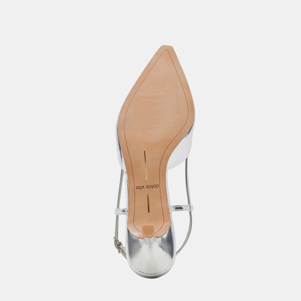 Dolce Vita Odela Wide Heels Silver Stella