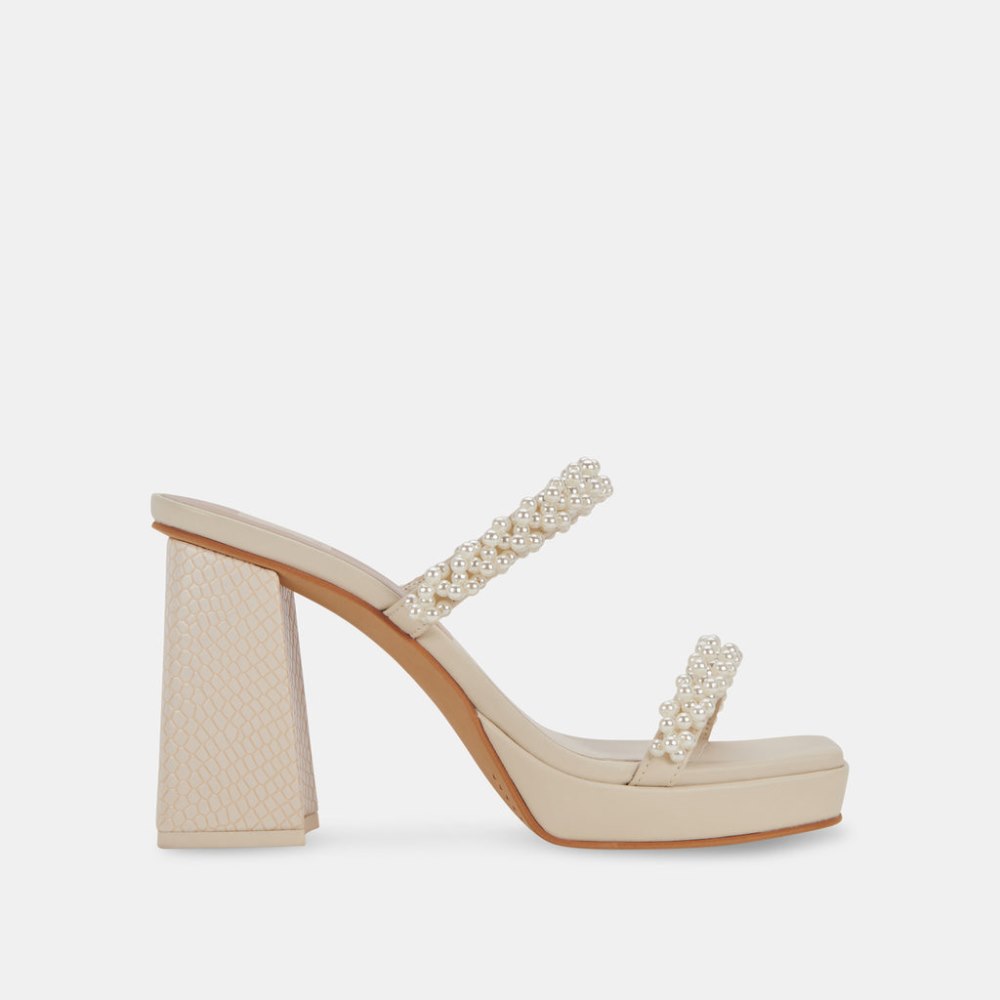Dolce Vita Ariele Heels Vanilla Pearls
