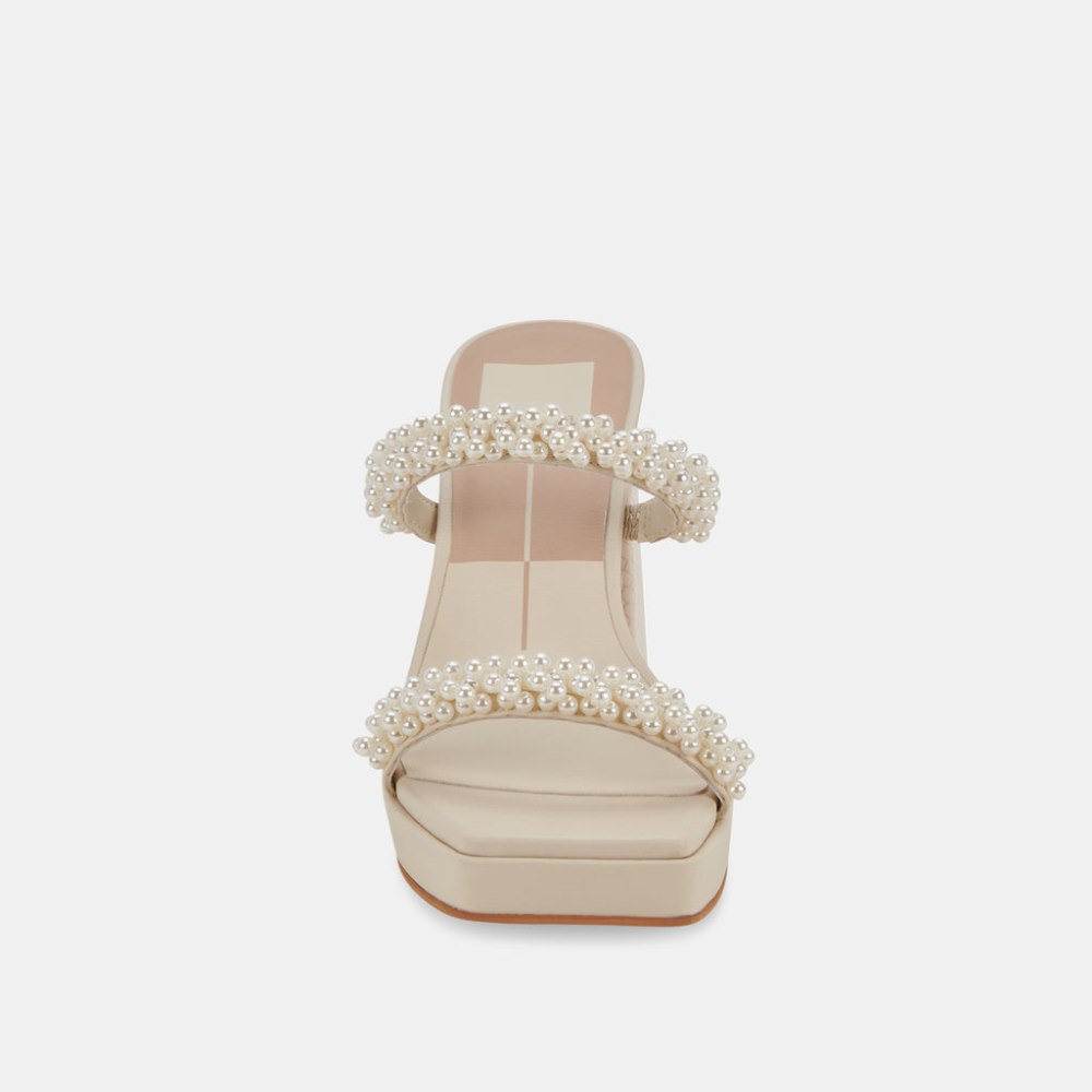 Dolce Vita Ariele Heels Vanilla Pearls