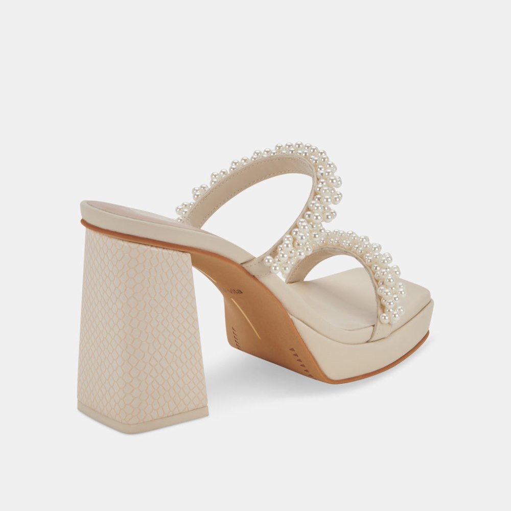 Dolce Vita Ariele Heels Vanilla Pearls