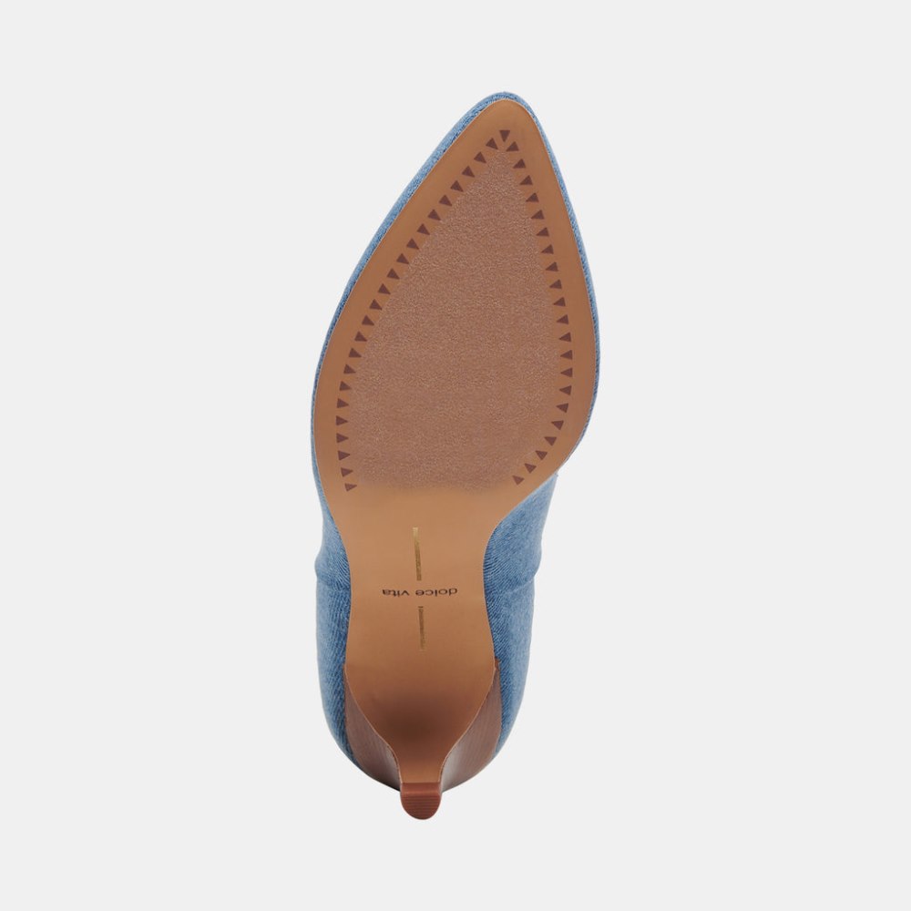 Dolce Vita Dee Booties Blue Denim