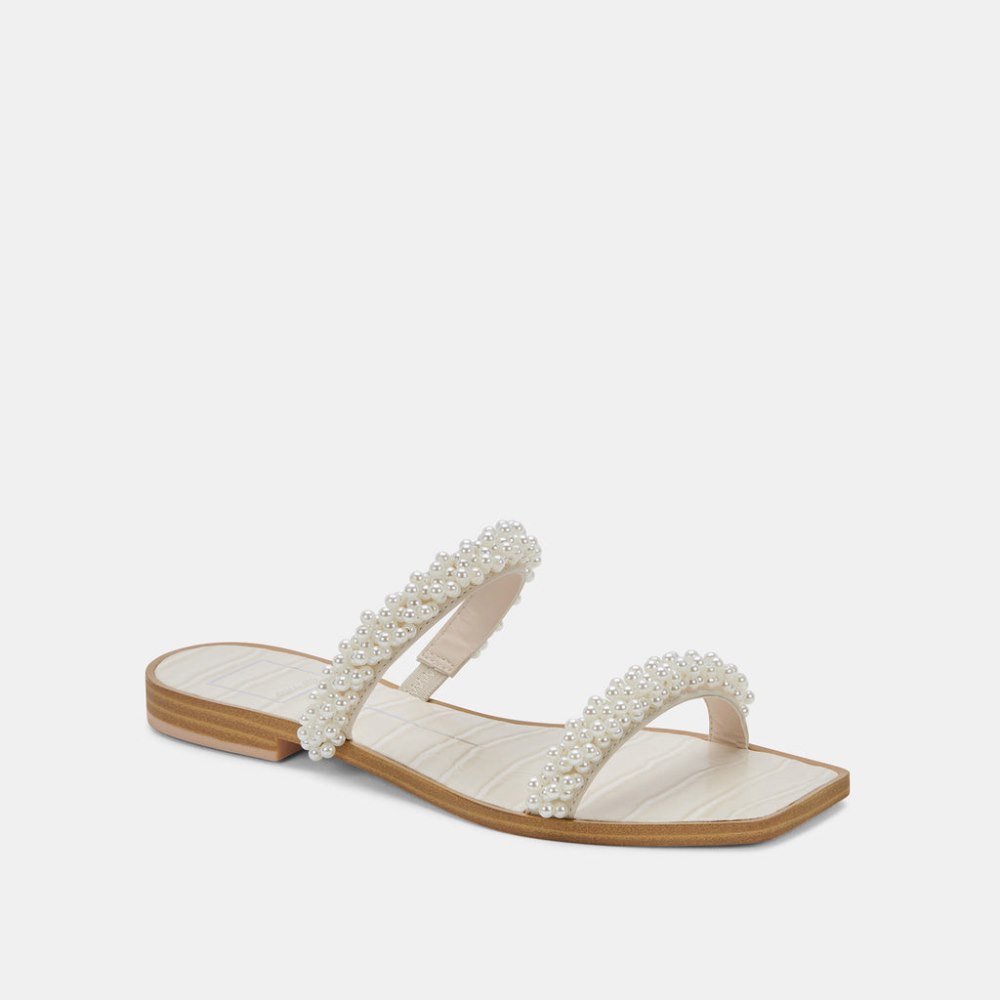Dolce Vita Ivee Sandals Vanilla Pearls