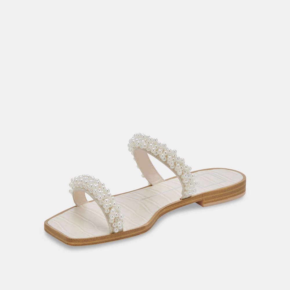 Dolce Vita Ivee Sandals Vanilla Pearls