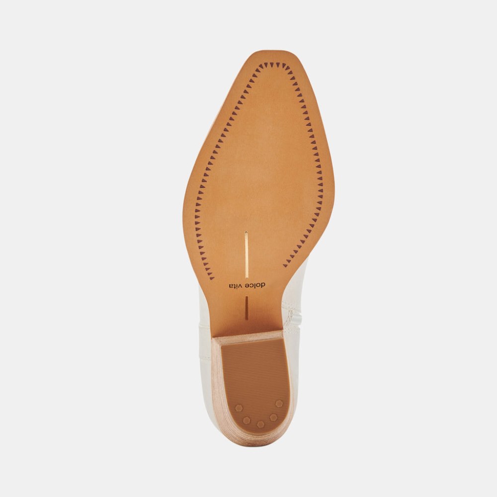 Dolce Vita Silma Booties Ivory Nubuck