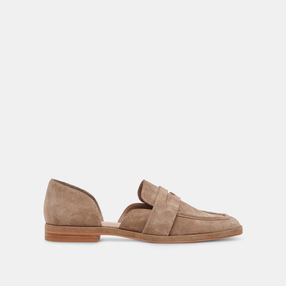 Dolce Vita Moyra Flats Truffle Suede