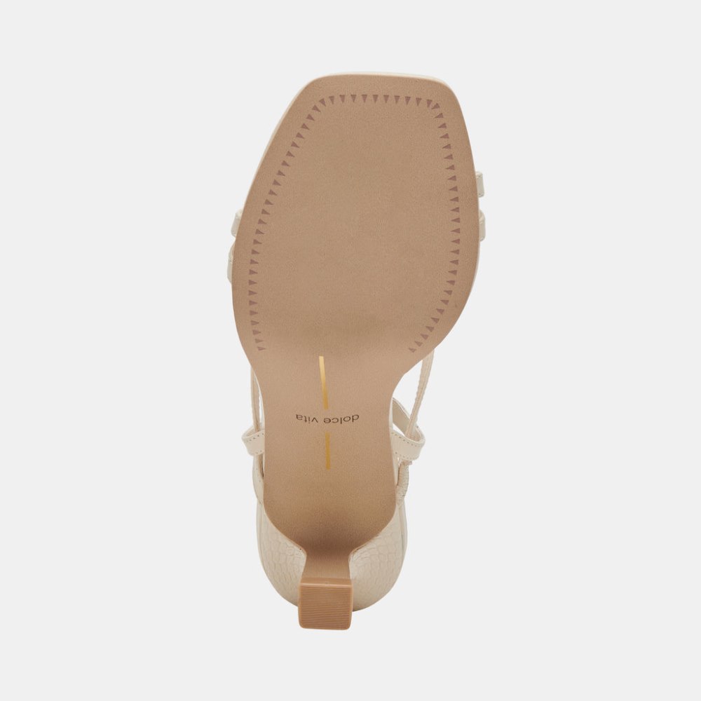 Dolce Vita Zamal Heels Creme Leather