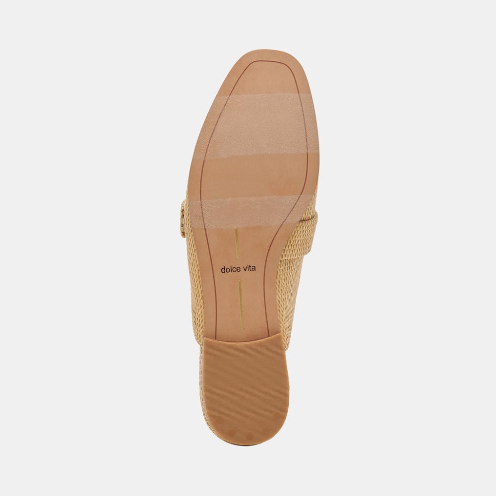 Dolce Vita Santel Flats Honey Raffia