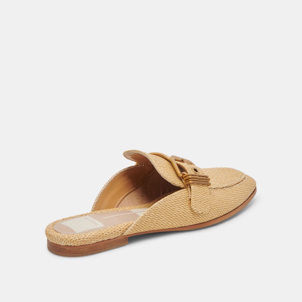Dolce Vita Santel Flats Honey Raffia