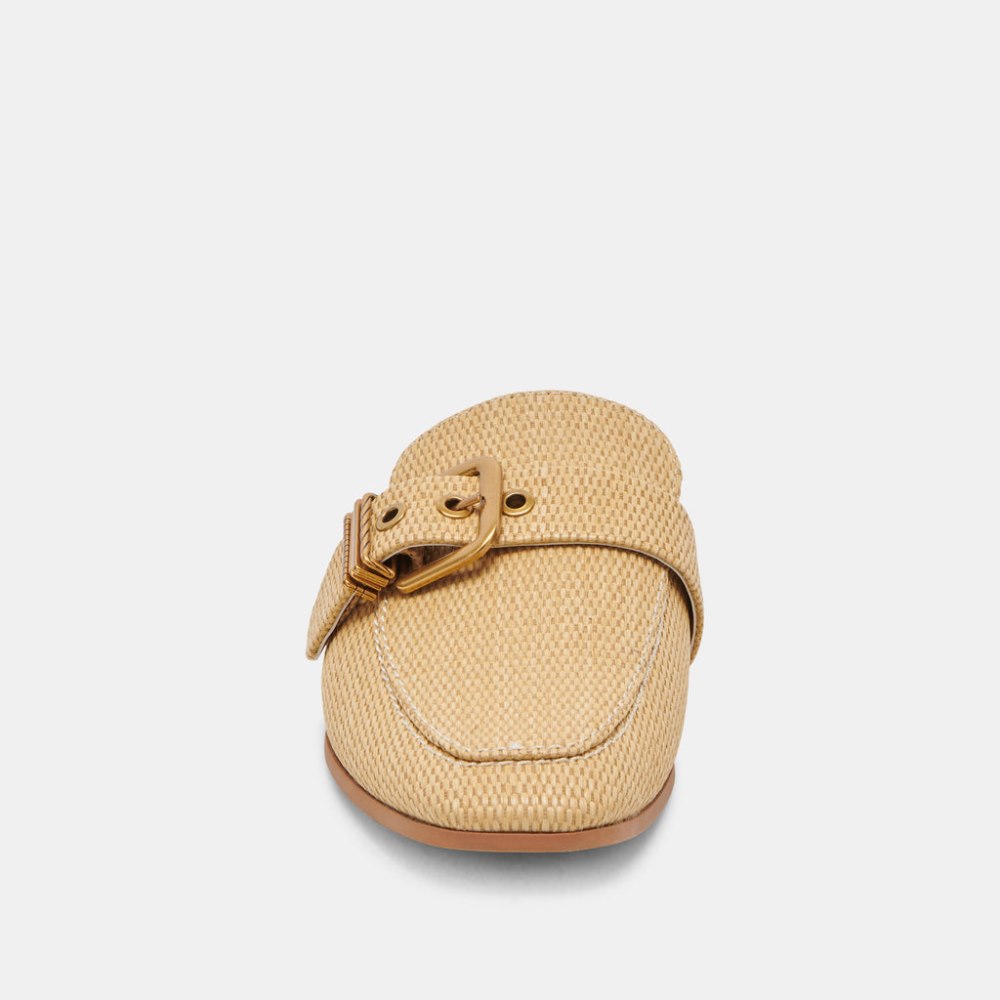 Dolce Vita Santel Flats Honey Raffia