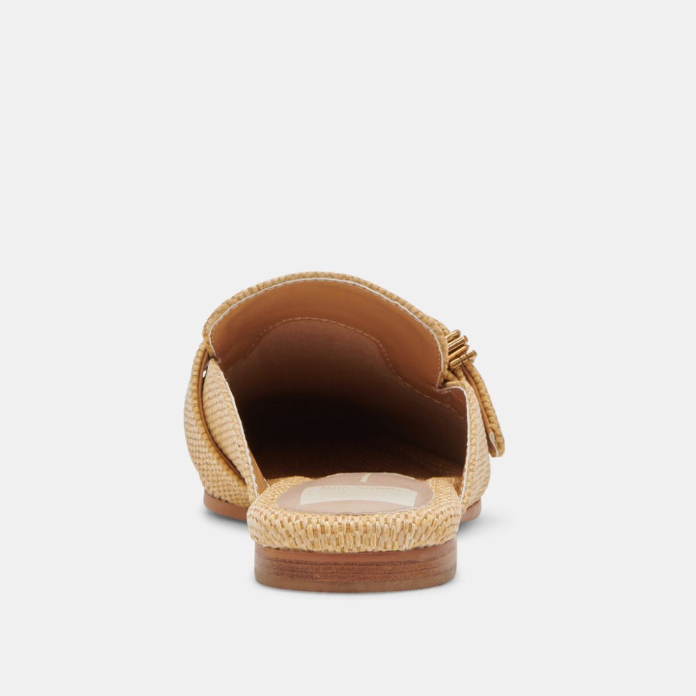 Dolce Vita Santel Flats Honey Raffia