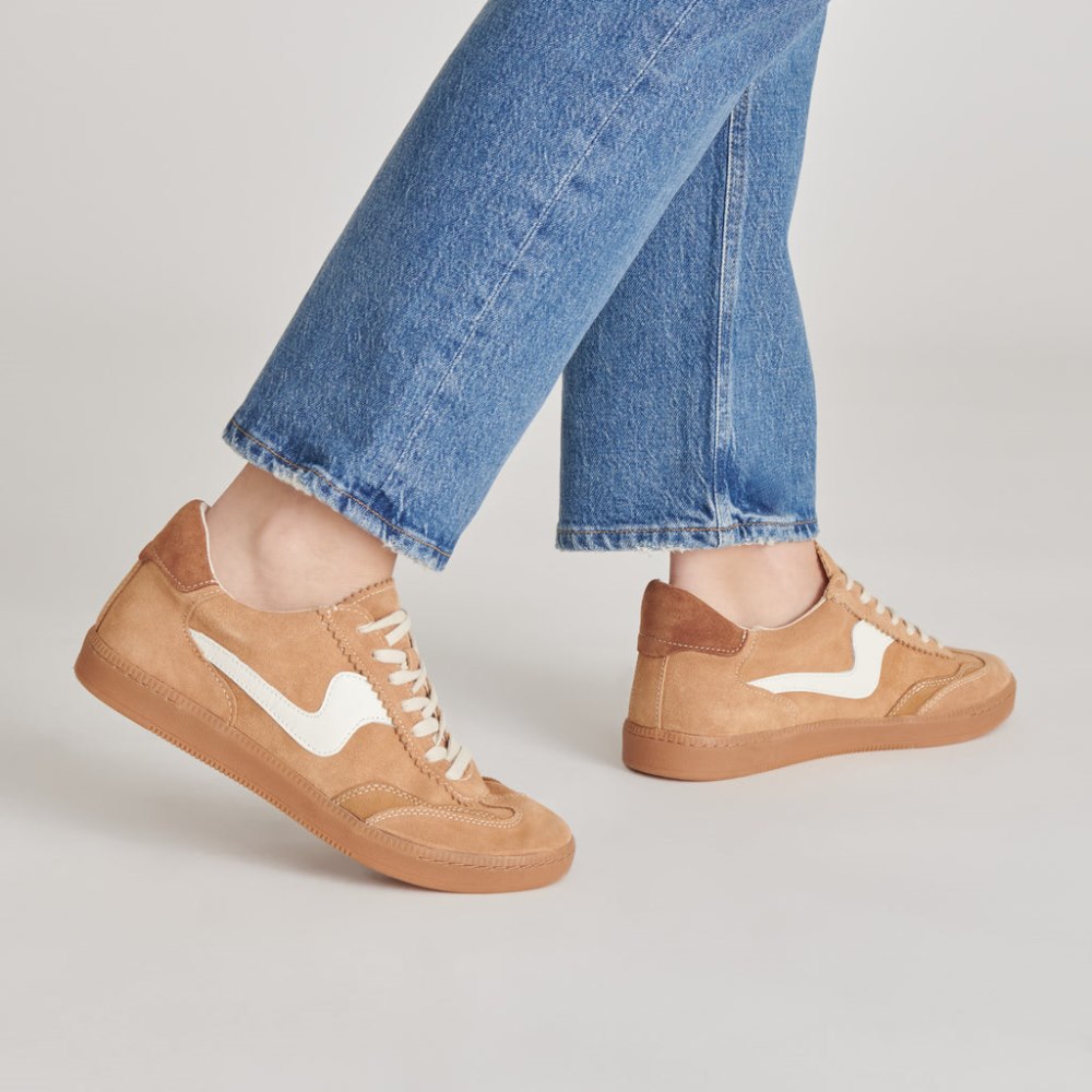 Dolce Vita Notice Sneakers Brown Suede