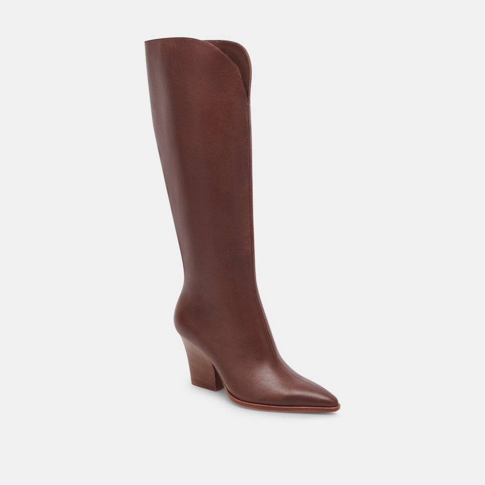 Dolce Vita Rocky Boots Chocolate Leather