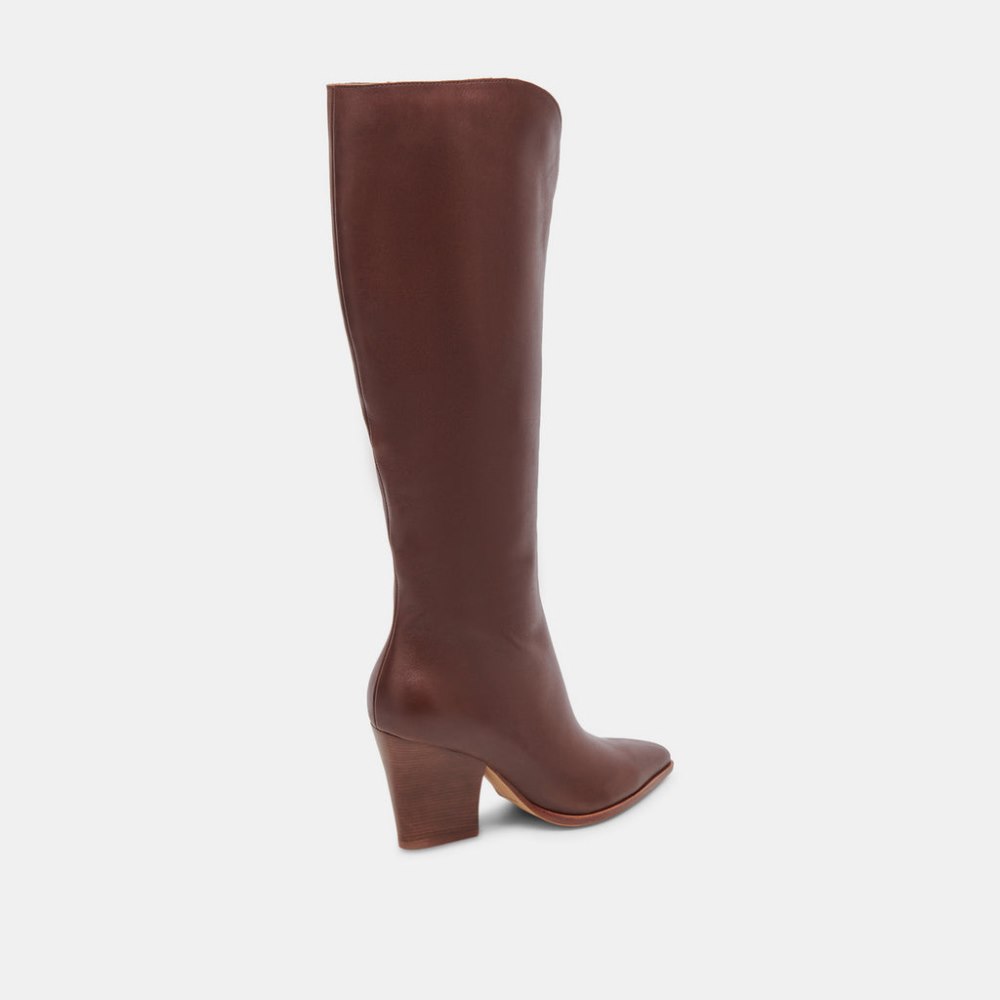 Dolce Vita Rocky Boots Chocolate Leather