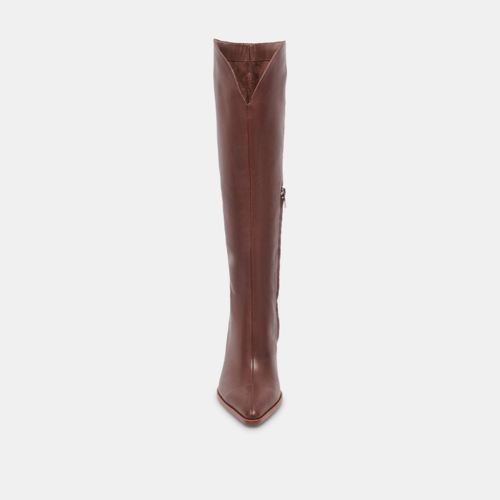 Dolce Vita Rocky Boots Chocolate Leather