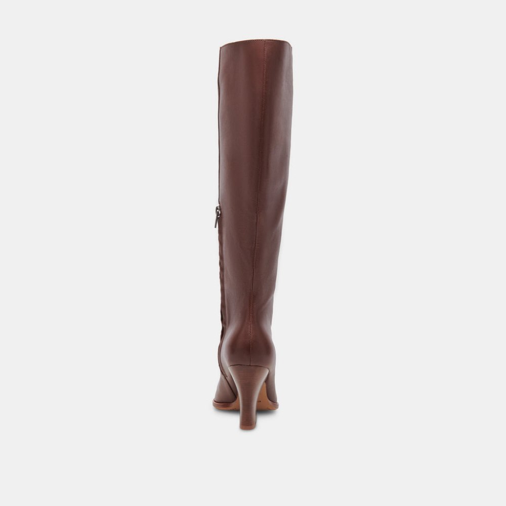 Dolce Vita Rocky Boots Chocolate Leather